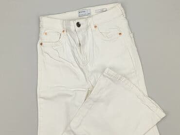 rozszerzane jeansy: Bershka, Jeansy damskie, rozmiar XS — 1