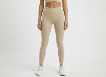 legginsy bawełniane z wysokim stanem: Leggings Sports for women, size S — 1