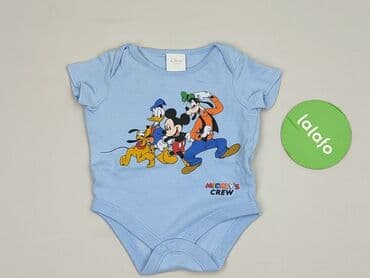czerwona obcisła sukienka h: Body, Disney, 1-3 m, 
stan - Bardzo dobry — 2