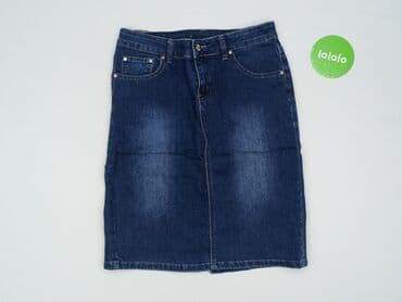 jeansy straight stradivarius: Women`s skirt, size XS (EU 34) — 2