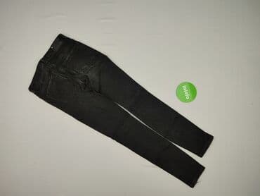 legginsy czarne woskowane: Zara, Jeansy damskie, rozmiar XS — 3
