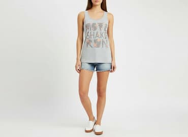 koszulka gold gym: Clockhouse, Top damski, rozmiar M — 6