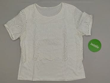 biała bluzka z haftem góralskim: Bluzka damska, rozmiar L — 2