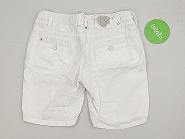 szorty len: Szorty damskie, rozmiar L — 3