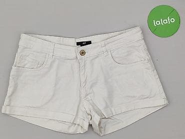 trampki biale h: H&M, Szorty damskie, rozmiar S — 2