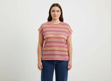 reserved koszulka w paski: Reserved, T-shirt damski, rozmiar XL — 1