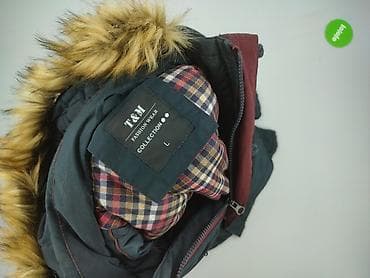 płaszcz puchowy: Męska parka zimowa T&M Fashion Wear Collection, rozmiar L - — 5