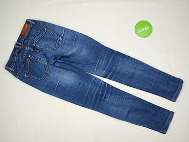 klapki deezee na platformie: Jeansy damskie, rozmiar S — 3