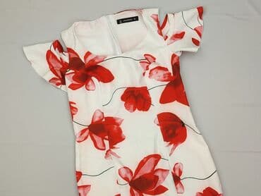 sukienka biała lou: Sukienka damska, rozmiar M — 1