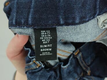 aplikacja z tanimi ubraniami: Джинси, H&M, 7 р., 122, стан - Ідеальний — 4