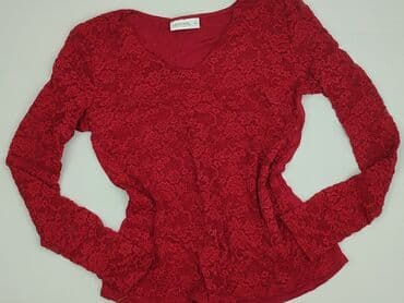 czerwona bluzki plus size: Janina, Bluzka damska, XS — 1