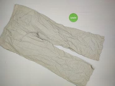 lniana: Marks & Spencer, Spodnie materiałowe damskie, rozmiar 2XL — 3