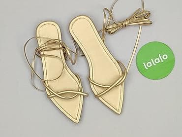 sandaly z perlami: Sandały damskie, rozmiar 40 — 2