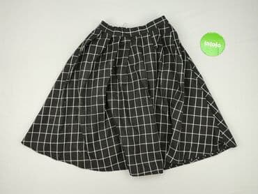 czarne spódnice w kratę: Alcott, Spódnica damska, rozmiar S — 2