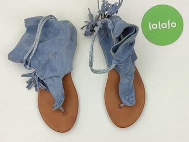 złote sandałki ccc: Sandały damskie, rozmiar 40 — 2