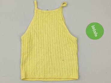 bluzki prążkowane białe: Top damski, rozmiar S — 3