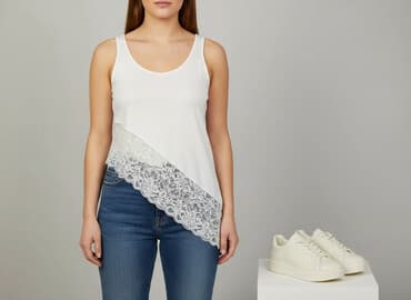 bluzki basic długi rękaw: Tessentials, Top damski, rozmiar XL — 7