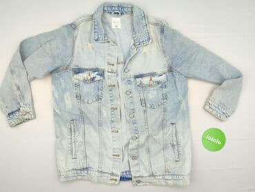пальто жіноче: House, Women`s jeans jacket, size L (EU 40) — 2