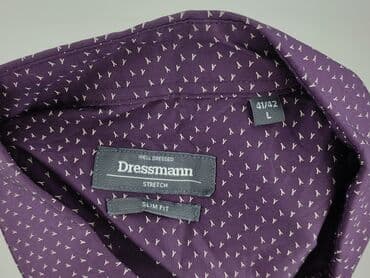 podkoszulki c a: Shirt for men, L (EU 40), Dressmann, condition - Perfect — 4