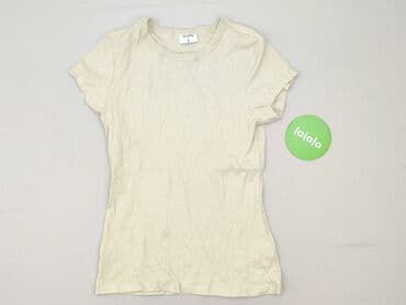 zara koszulka z prązkowanej dzianiny: Filippa K., T-shirt damski, L — 2
