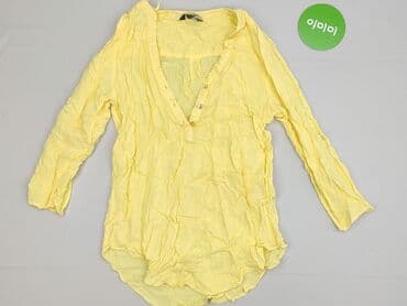 bluzka żółta w czarne paski: F&F, Bluzka damska, S — 2