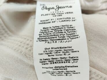 legginsy woskowane push up: Pepe Jeans, Jeansy damskie, L — 5