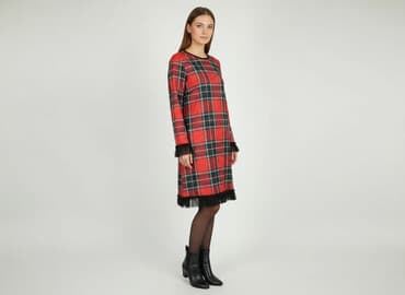 świąteczne sukienki allegro: Sukienka damska, rozmiar S — 6