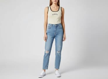 koszulka z rękawem do łokcia: Top damski, rozmiar S — 5