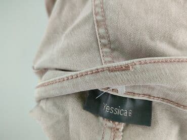 spodnie z dziurami plus size: Yessica, Jeansy damskie, 4XL — 5