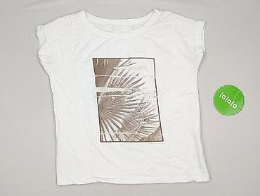 bluzki basic z dekoltem v: T-shirt damski, rozmiar L — 2