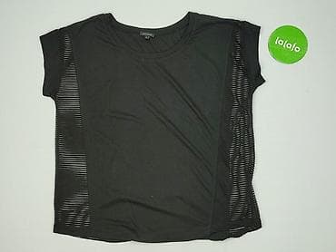 bluzki czarne basic: River Island, T-shirt damski, rozmiar M — 2