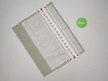 kuchnia: Lniana ściereczka kuchenna z motywem serduszek - Materiał — 3
