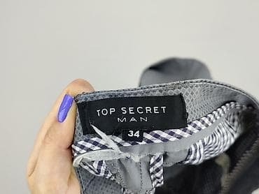 34 trousers: Męskie spodnie Top Secret Man - Rozmiar: 34 (pas na metce) - Fason — 4