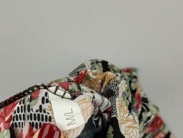 legginsy damskie kwiaty: Spodnie materiałowe damskie, rozmiar M — 4