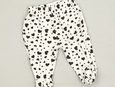 czarne woskowane spodnie: Leggings, George, Newborn baby, condition - Very good — 1