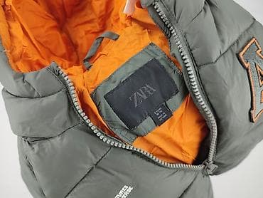 kremowe dresy: Kurtka puchowa Zara, 1.5-2 lat, Tkaniny syntetyczne, stan - Bardzo dobry — 4