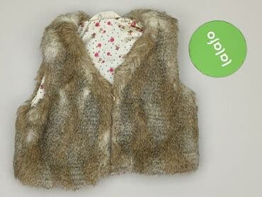 jeansowe kurtki z futerkiem: Kamizelka, H&M, 3-4 lat, 98-104 cm, stan - Idealny — 2