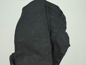 czarne jeansy pull: Janina, Spodnie materiałowe damskie, rozmiar XL — 6