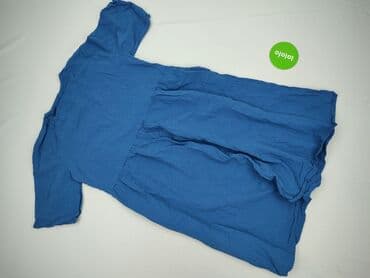 niebieska sukienki midi: Sukienka damska, rozmiar XL — 4