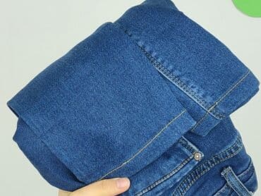 spodnie jeansowe z naszywkami: Jeansy damskie, rozmiar M — 9