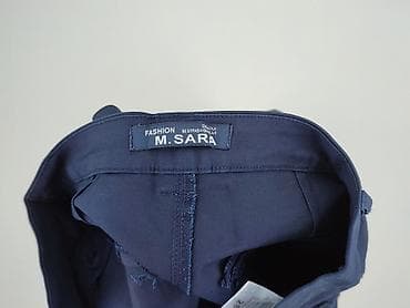 loose fitted jeans: M.Sara, Spodnie materiałowe damskie, rozmiar S — 4