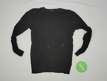 czarny golf: Sweter damski, rozmiar M — 2