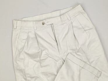 biale szerokie jeansy: Chinosy dla mężczyzn, rozmiar L — 1