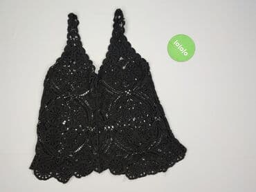 czarne bluzki z koronką plus size: Жіноча блуза, розмір S — 4