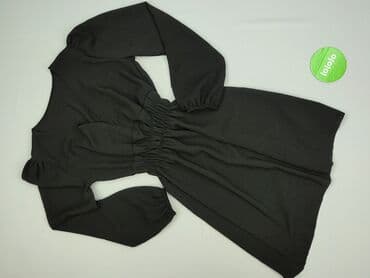 czarna sukienka ze srebrnymi wstawkami: Pakuten, Sukienka damska, S — 2