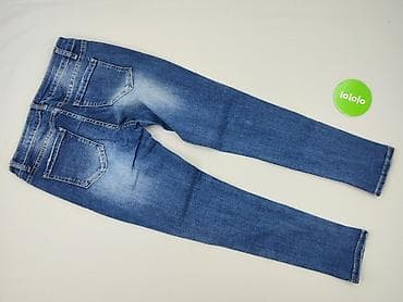 jeansy z naszywkami: Jeansy damskie, rozmiar L — 3