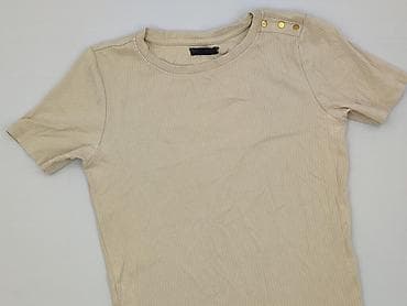 bezowe: T-shirt damski, rozmiar S — 1