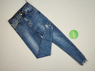jeansy wysoki stan: Jeansy damskie, rozmiar S — 2