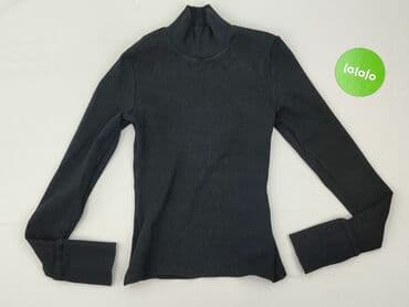 sweter z tiulowymi rękawami: Nudyess, Golf damski, XS — 2