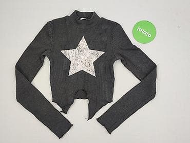 bluzki w romby: Bershka, Sweter damski, rozmiar XS — 2